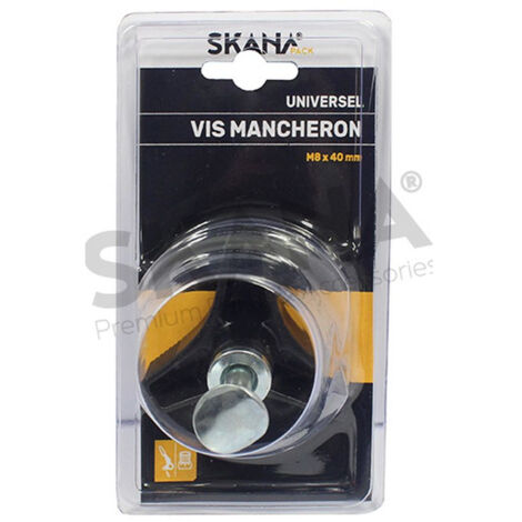 Vis De Mancheron Adaptable Avec écrou De Serrage Type Honda. Vis M8 X 40 Mm. Remplace Origine 53125-va5-000.