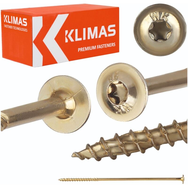 Vis de menuiserie à tête plate WKCP-08280