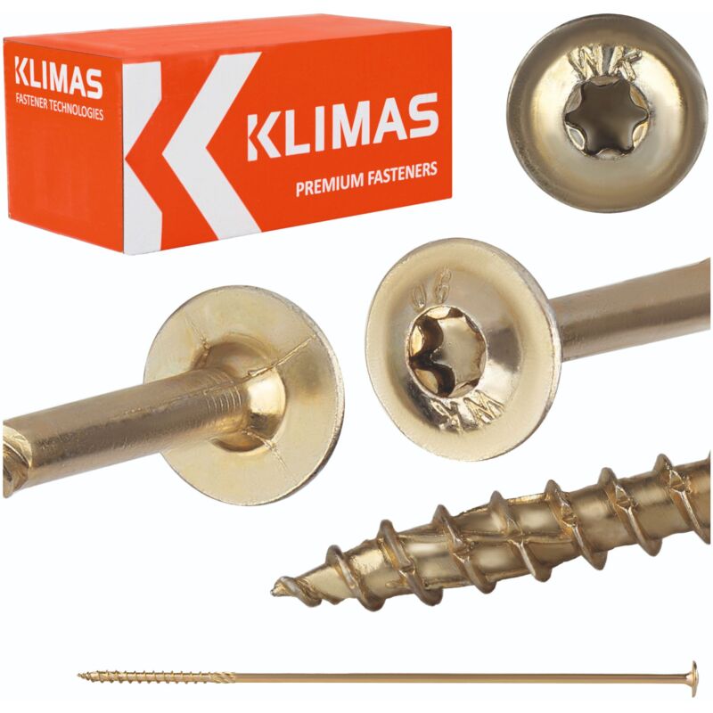 Vis de menuiserie à tête plate WKCP-08360