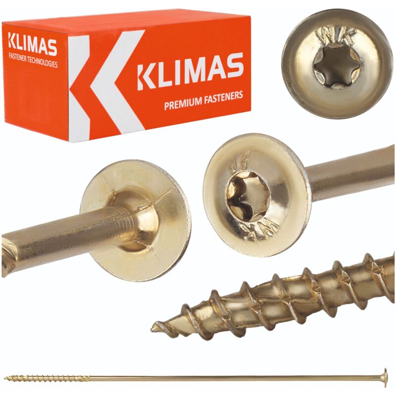 Vis de menuiserie à tête plate WKCP-08400