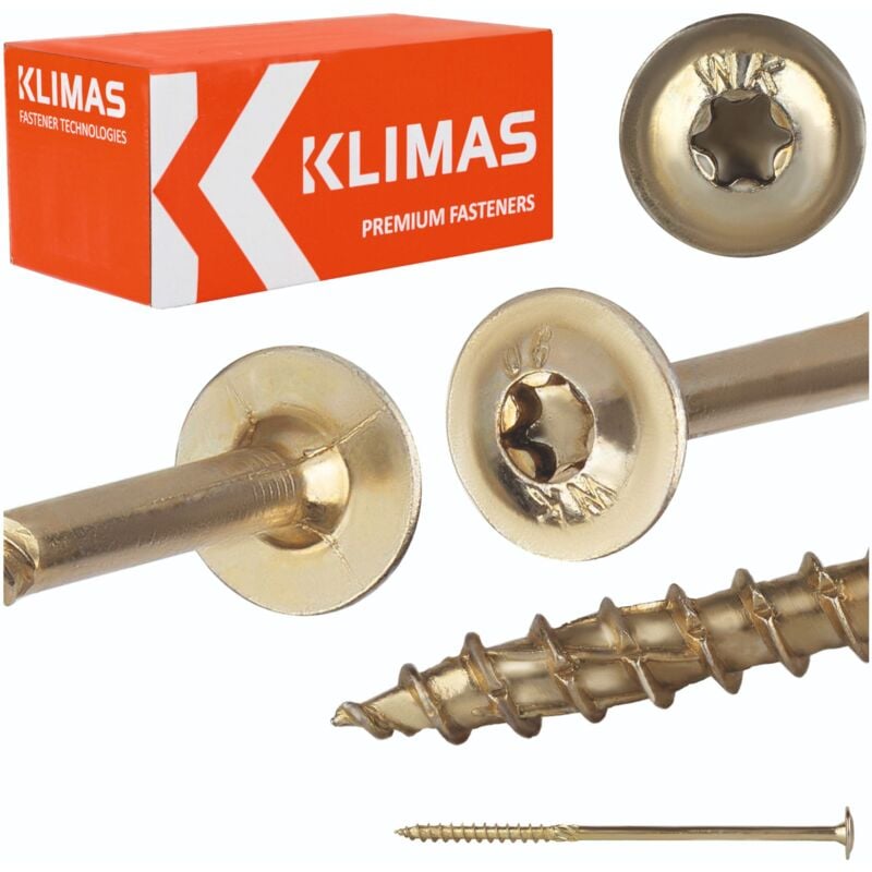 Vis de menuiserie à tête plate WKCP-10220