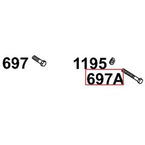 Vis de moteur de tondeuse à gazon d'origine BRIGGS & STRATTON 693972