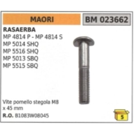 Vis de poignée M8 x 45 mm Tondeuse MAORI MP4818P MP5014SHQ MP5516SHQ