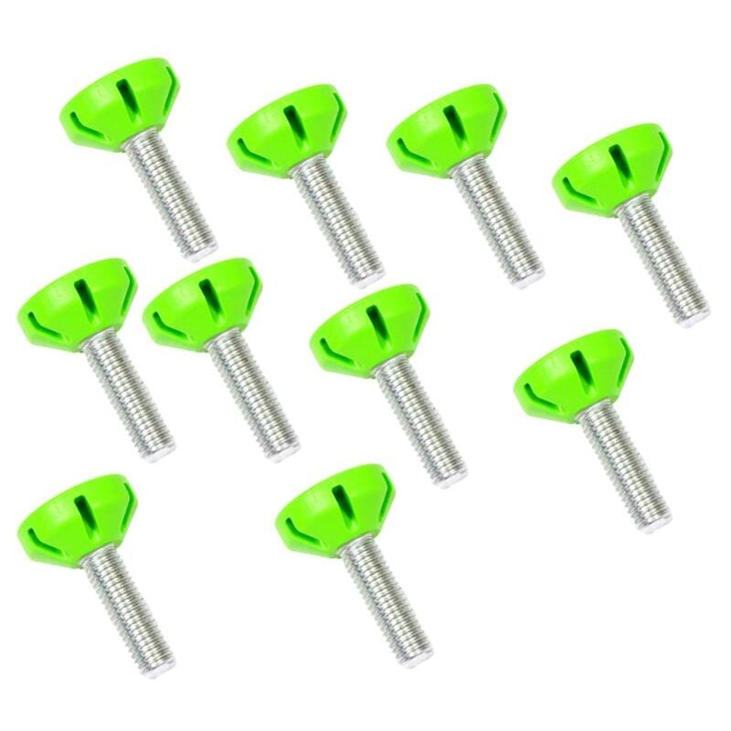 Estexo - Vis de réglage Pied réglable Jeu de 10 pieds réglables Pied de meuble M10 Ø30,5