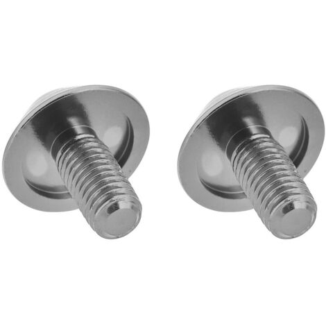 Vis de serrage M5 x 12mm pour support de bidon vélo, 2 unités en acier inoxydable argenté