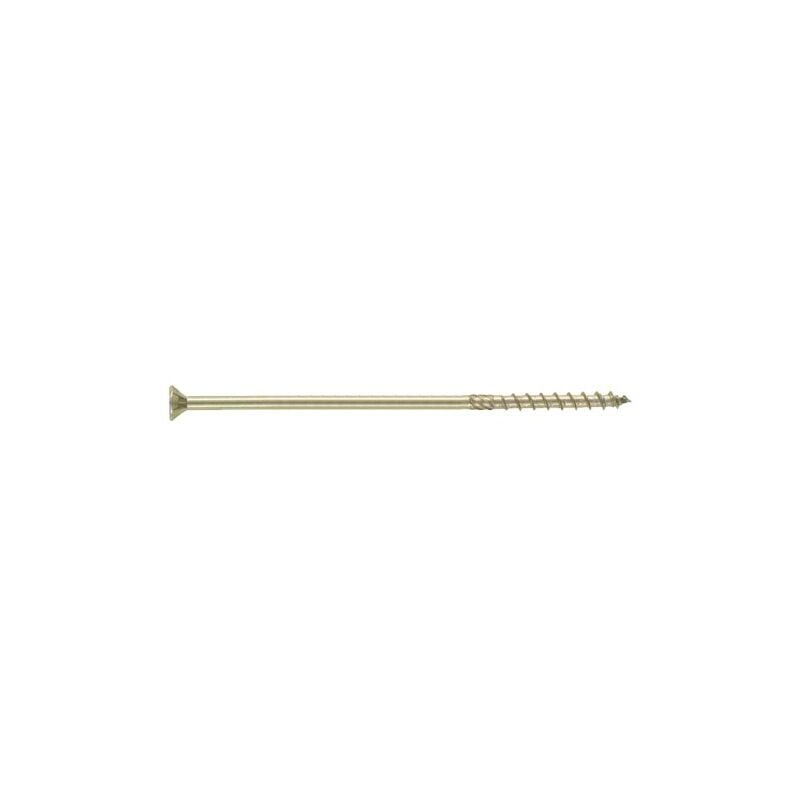 Vis à bois structurelle tête fraisée - Acier électrozingué jaune - Torx 8x220 mm - T40 - Boite de 50