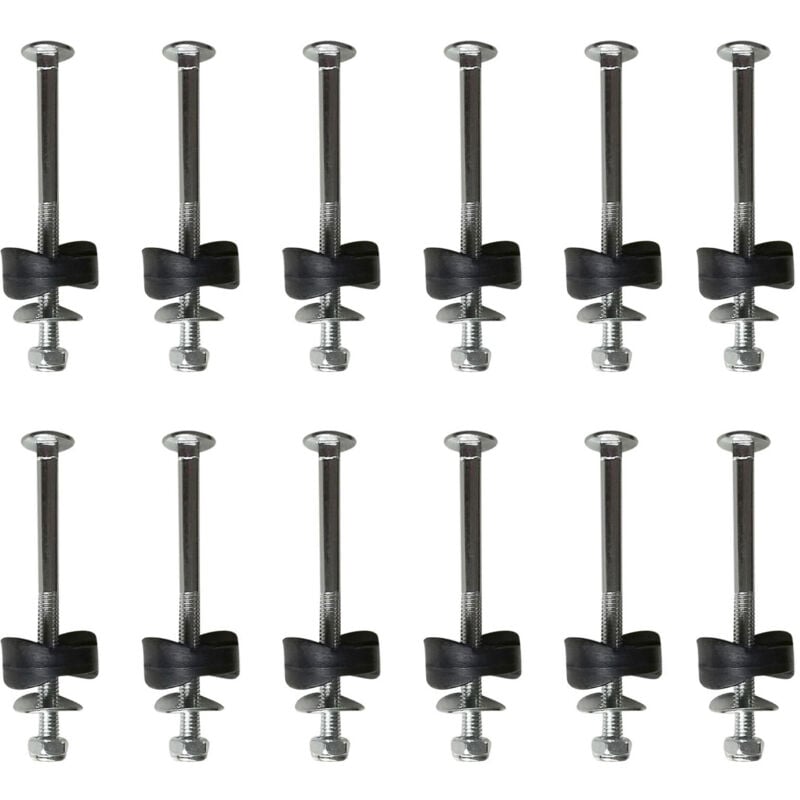 Vis de Trampoline en Acier,Accessoires pour Trampolines, Serrer l'Écrou de Fixation du Tuyau,pour Fixer Les Trampolines 12PCS