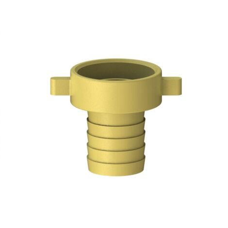 Vis de tuyau JS MS - Ensemble de 2 pièces, à joint plat, 1 1/4" x 1 1/2"