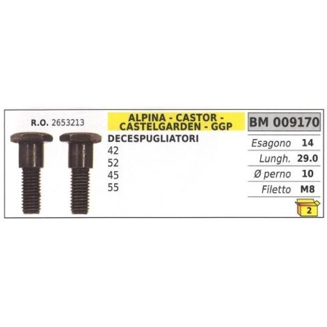 Vis d'embrayage ALPINA débroussailleuse tailleuse 42 52 45 55 009170