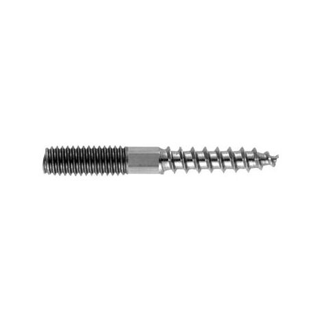 Vis double filetage Inox A2 M10x60 HP (Par 100)