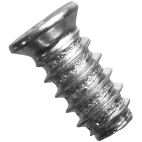 Vis Euro à Tête Fraisée Plate Fabriquée en Acier Galvanisé Diamètre 6.3mm x Longueur 11mm