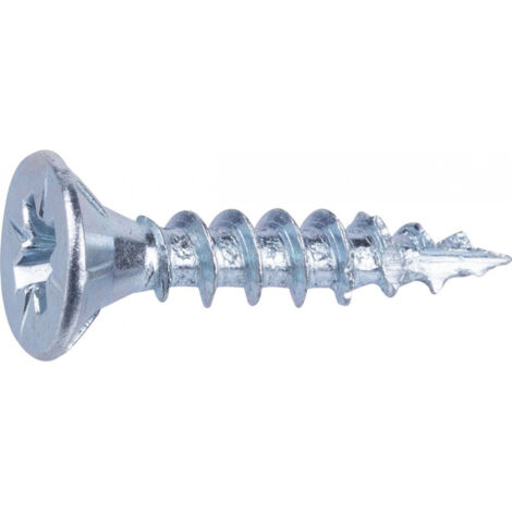 Vis - FIX PRO - 4 x 20 mm - Pointe anti-fendage - Ailettes sous tête - Lot de 20