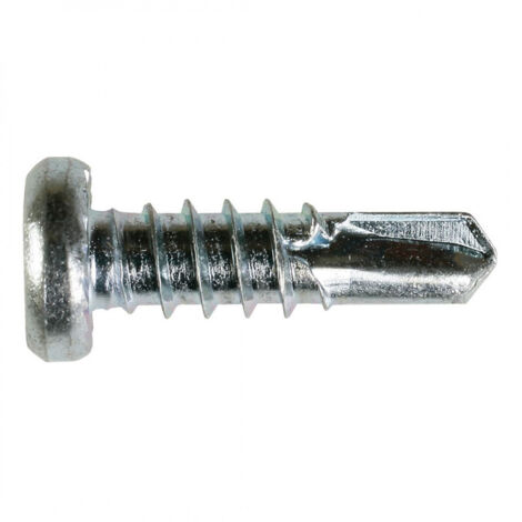 Vis für Metallrahmen - Flachkopf - Weiß verzinkt 4,8x19mm - Packung mit 2500 Stück