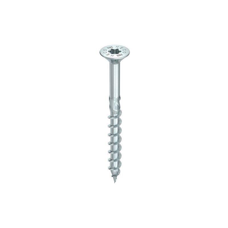 Vis HECO-Topix-Plus - Ø4,5x70mm - Tête Fraisée à poches de fraisage - Filetage Partiel - T20 - Boite de 200 - 60776