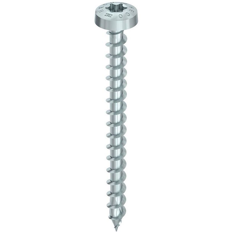 Vis HECO-Topix-Plus - Ø5x16mm - Tête Ronde - Filetage Total variable - T20 - Boite de 500 - 60799