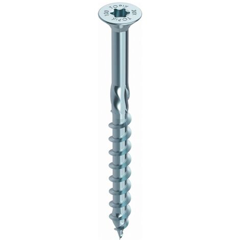Vis HECO-TOPIX - tete fraisée - SeKo T-Drive 8,0x180 zingué Filetage partiel (Par 100)