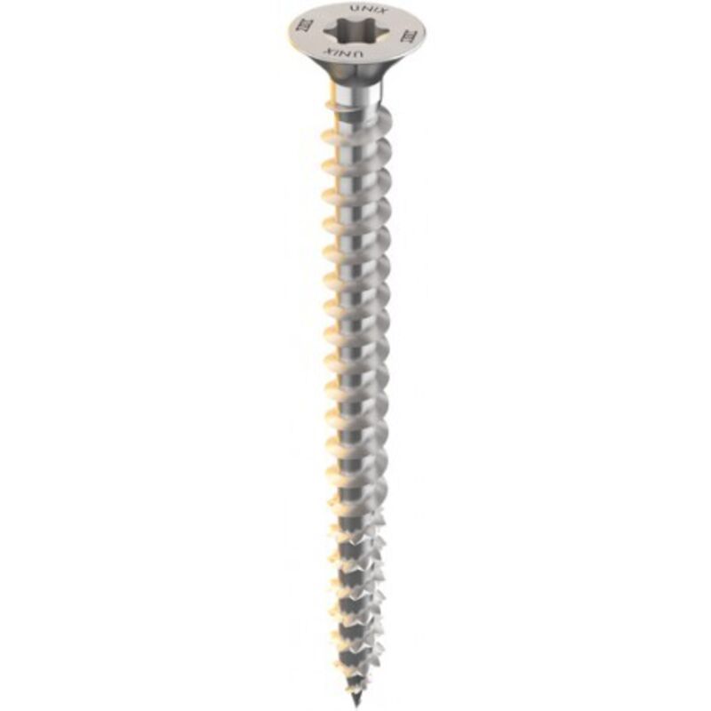 Vis bois Heco UNIX-plus SeKo td 4,5x 40 zingué Fraisé - Filetage total (Par 500)