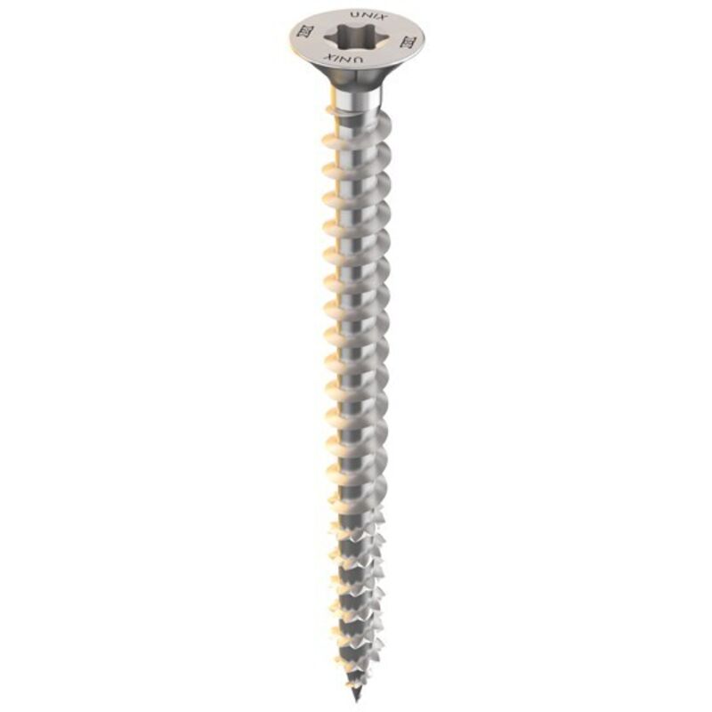 Vis bois Heco UNIX-plus SeKo td 4,5x 50 zingué Fraisé - Filetage total (Par 200)