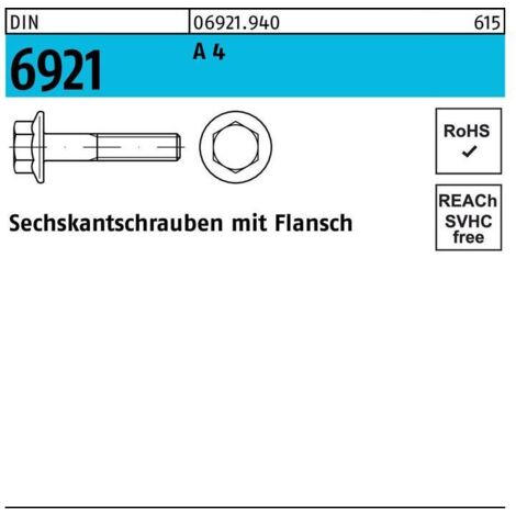 Vis hexagonale DIN 6921 m.Flansch x12mm