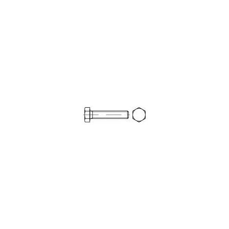VIS HEXAGONALE TOOLCRAFT 128187 100 PC(S) M5 10 MM TÊTE HEXAGONALE 6 PANS EXTÉRIEURS ACIER DIN 933