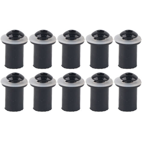 Vis hexagonales intérieures universelles pour pare-brise de moto M5, 10 pièces, noires