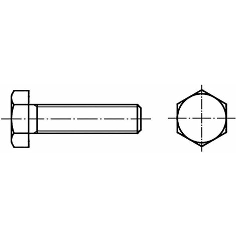 Vis hexagonales TOOLCRAFT 128226 100 pc(s) M6 30 mm tête hexagonale 6 pans extérieurs acier N/A