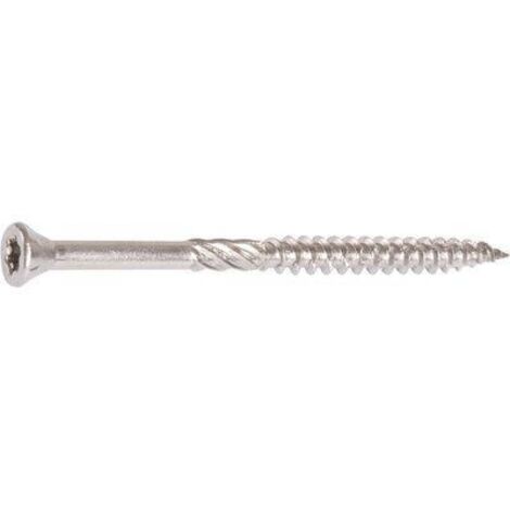 Vis inox A2 bois Torx 5x70/200