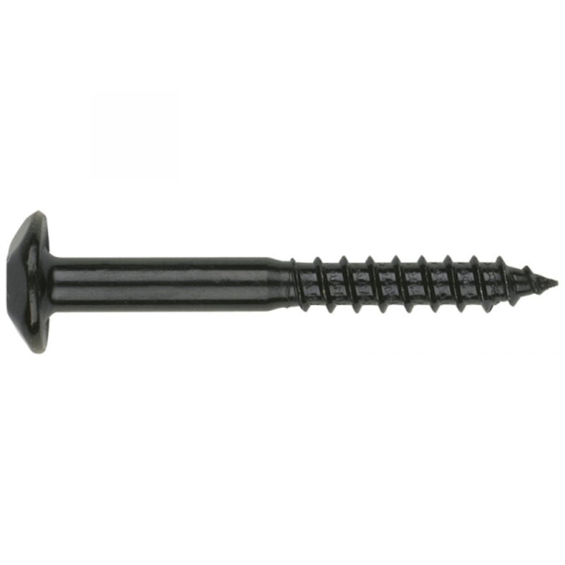 Index - Boite de 100 vis inviolables 7x50mm noires inn7050