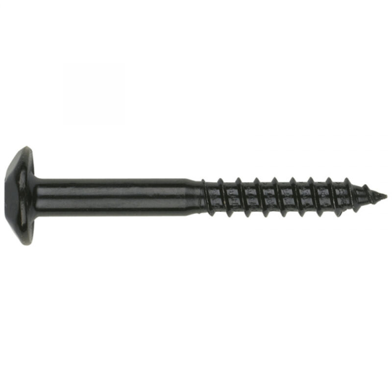 Index - Boite de 100 vis inviolables 7x90mm noires inn7090