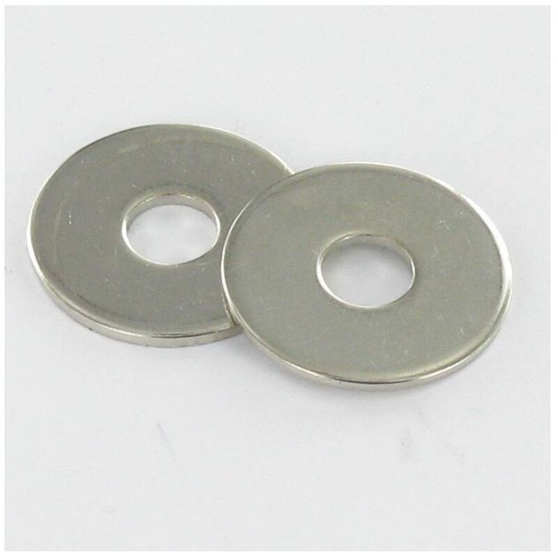 Vis Express - Rondelle Plate M4X14X0.8 l Laiton nickelé-500 pièces