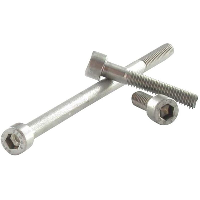 Vis métaux chc btr 3/8X76 unc ou equivalent bsw pas anglais whitworth Acier brut-5 pièces