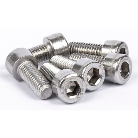 10pcs M10x16 Filetage Complet cylindrique hexagonale tête Métrique Boulons Vis