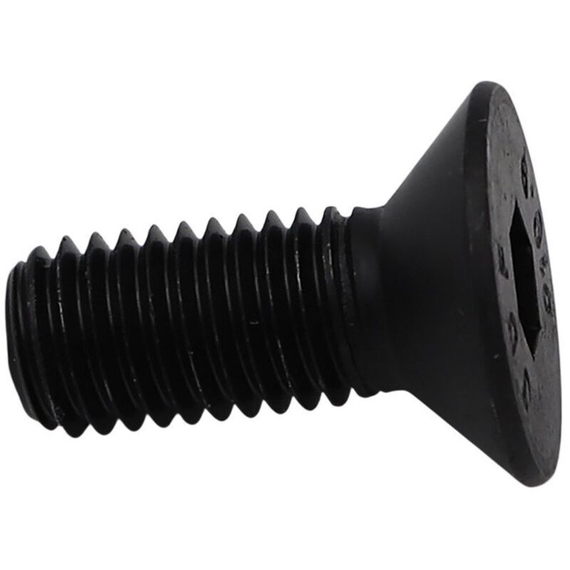 Vis métaux fhc tête fraisée empreinte hexagonale creuse Clé de 8 HC8 M12X30 Filetage total Classe 10.9 Acier brut-100 pièces