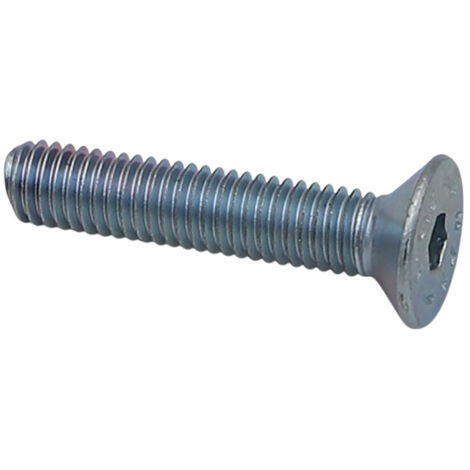 Vis métaux FHC tête fraisée empreinte hexagonale creuse Clé de 4 HC4 M6X12 Filetage total Classe 10.9 Acier-200 pièces