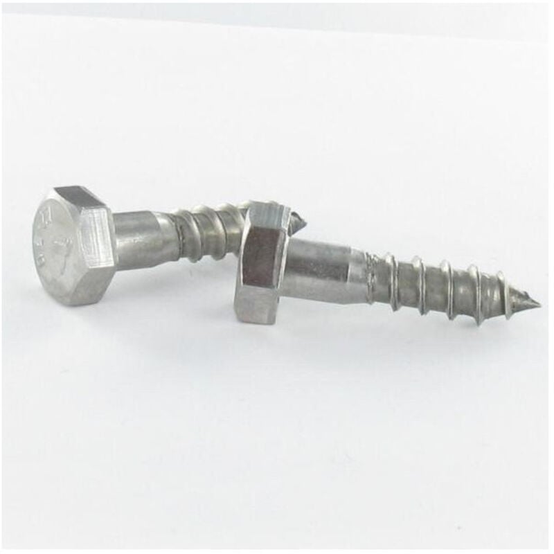 Tirefonds Inox A2 8X35-100 pièces