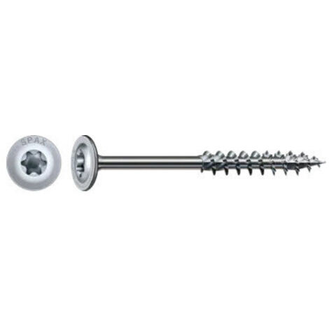 Vis métaux Inox A2 FHC tête fraisée empreinte hexagonale creuse Clé de 5 HC5 M8X70 Filetage total-30 pièces