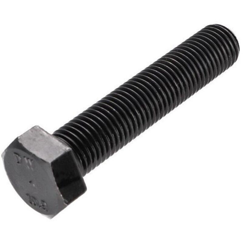 Vis métaux Tête hexagonale th M24X120 Classe 10.9 Acier brut-5 pièces