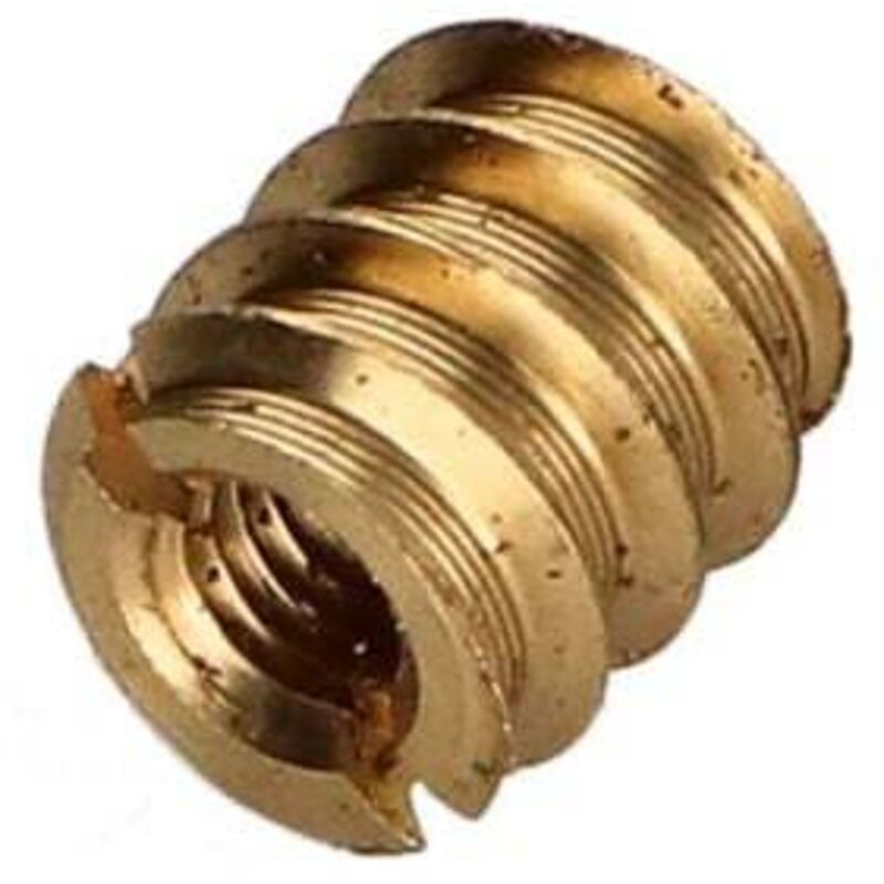 Vis Express - Insert Fendue Laiton M4 6.5X8 fente 1.20-500 pièces