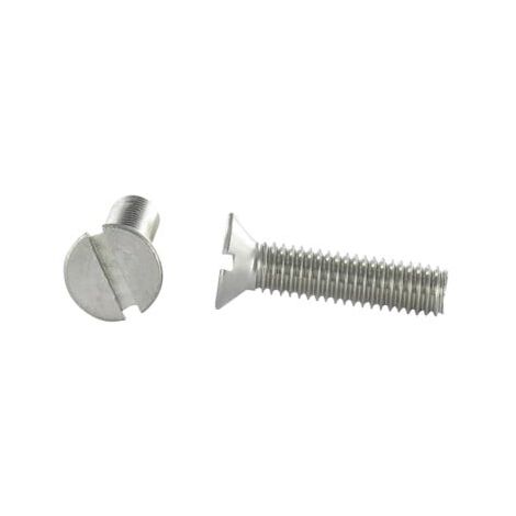 Vis métaux Inox A2 Tête fraisée TF Fendue M3X35