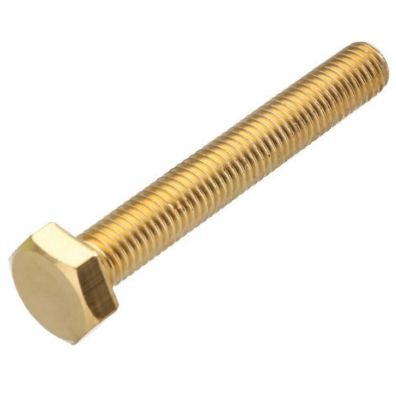 Vis Express - Vis métaux Laiton Tête hexagonale th M8X80-10 pièces
