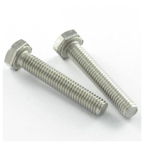 Vis métaux Inox A2 Tête hexagonale TH M3X35