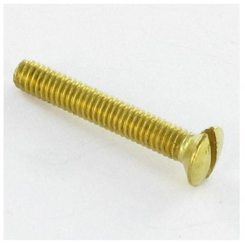 Vis Express - Vis métaux Laiton Tête fraisée bombée tfb Fendue M4X16-200 pièces