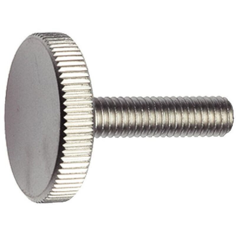 Vis Express - Vis métaux moletée forme basse Inox A1 M8X20-5 pièces