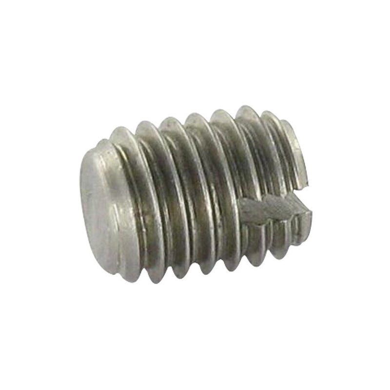 Vis métaux Sans tête Fendue Bout téton Plate M2.5X4 Inox A2-200 pièces