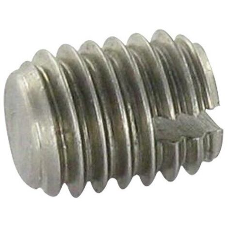 Vis métaux Sans tête Fendue Bout téton Plate M3X3 Inox A2-1 pièce