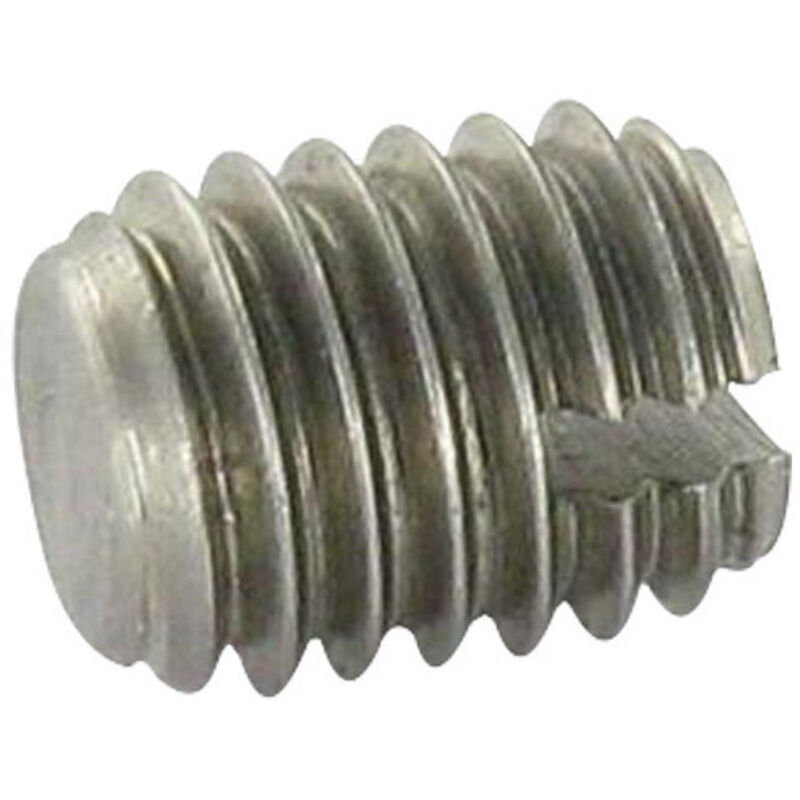 Vis métaux Sans tête Fendue Bout téton Plate M5X16 Inox A2-200 pièces