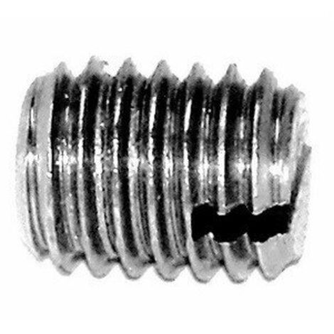 Vis métaux Sans tête Fendue Bout téton Plate M8X10 Inox A2-1 pièce