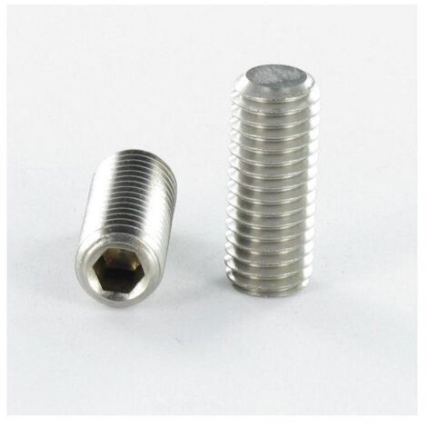 Vis métaux Sans tête six pans creux (sthc) Clé de 10 HC10 M18X60 Bout plat Acier brut Géomet 500B-1 pièce