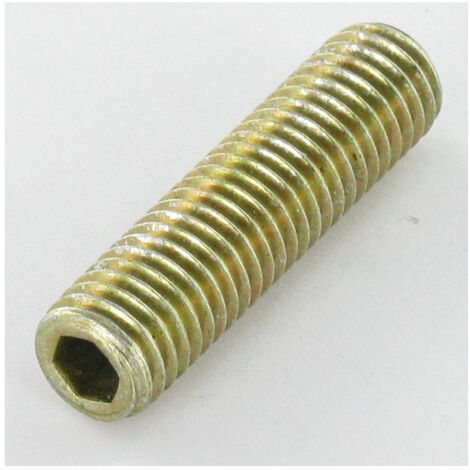Vis métaux Sans tête six pans creux (sthc) Clé de 5 HC5 M10X40 Bout plat Bichromaté-1 pièce