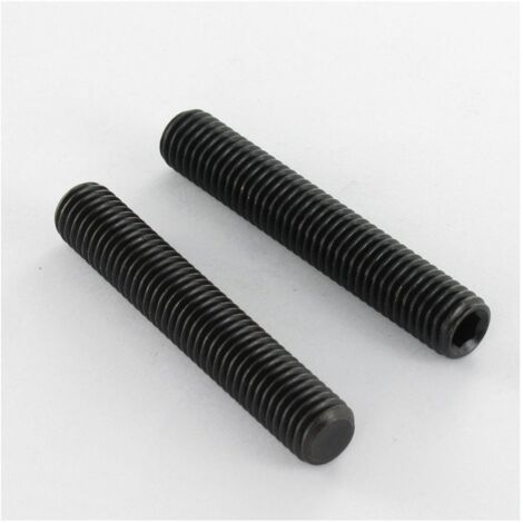 Vis métaux Sans tête six pans creux (sthc) Clé de 5 HC5 M10X55 Bout plat Acier brut-1 pièce